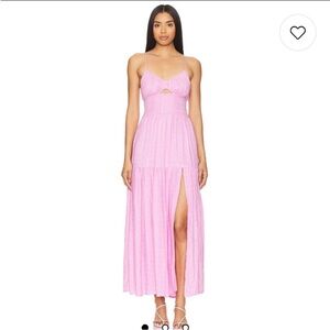 Lspace Calla Maxi Dress in Tulip, size small, worn once